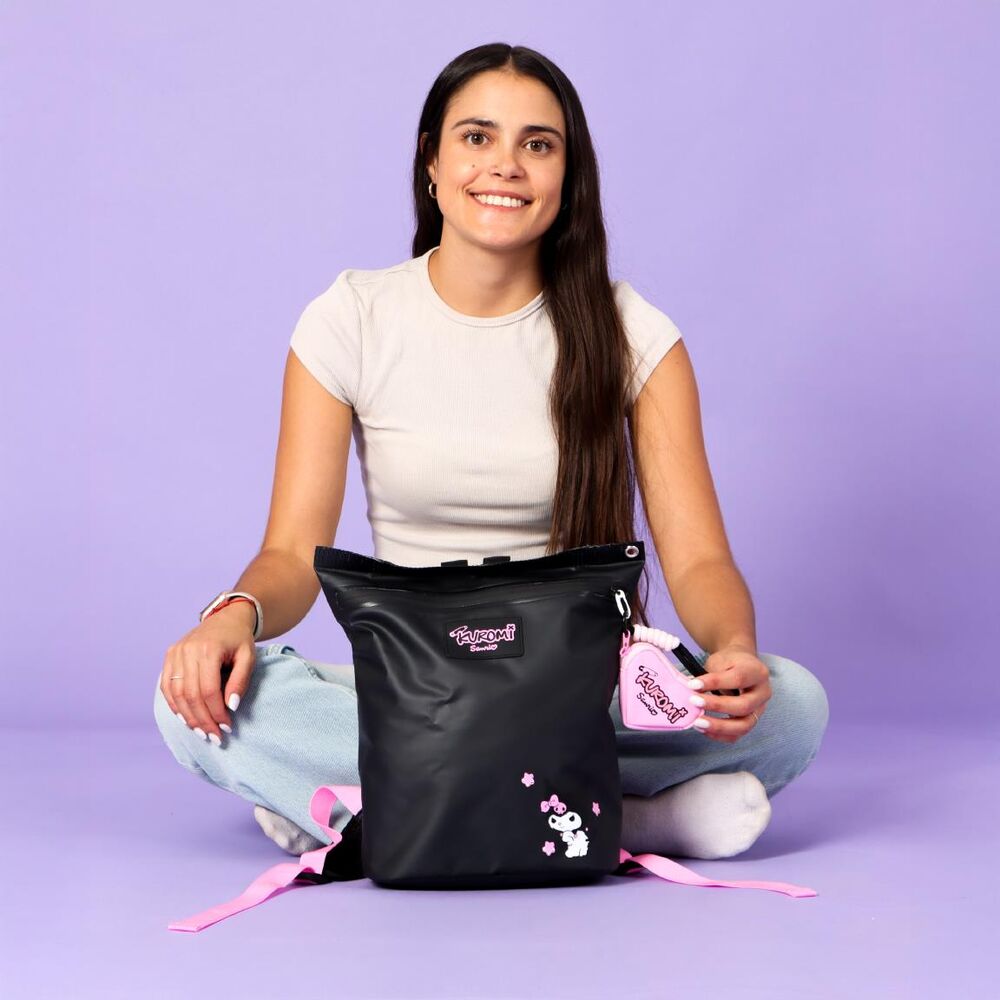 Cerdá Mochila casual Kuromi Hello Kitty 33cm (imagen 2 de 8)