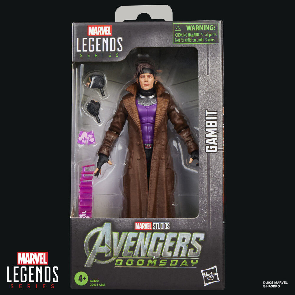 Hasbro Figura Gambit Avengers Doomsday Marvel Legends Series 15cm (imagen 4 de 10)