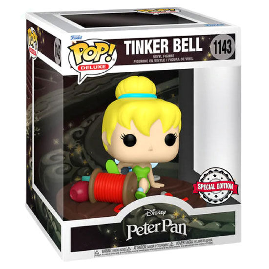 Funko Figura POP Disney Peter Pan Tinker Bell on Spool Exclusive (imagen 2 de 3)