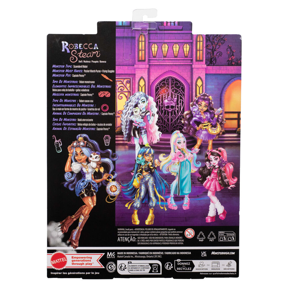 Mattel Muñeca Robecca Steam Monster High (imagen 2 de 6)