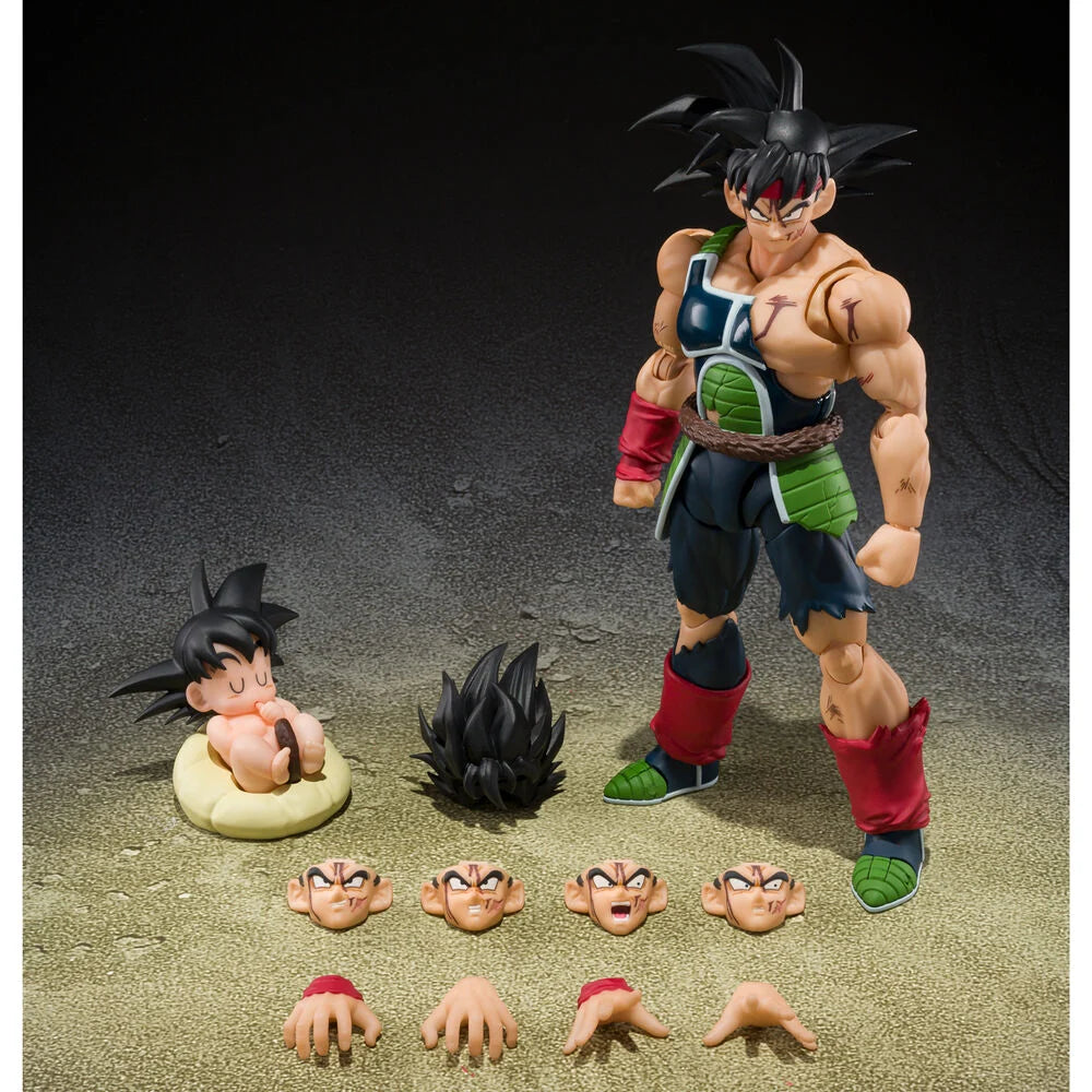 Tamashii Nations Figura S.H. Figuarts Bardock The Father of Goku Dragon Ball Z 14cm (imagen 5 de 9)