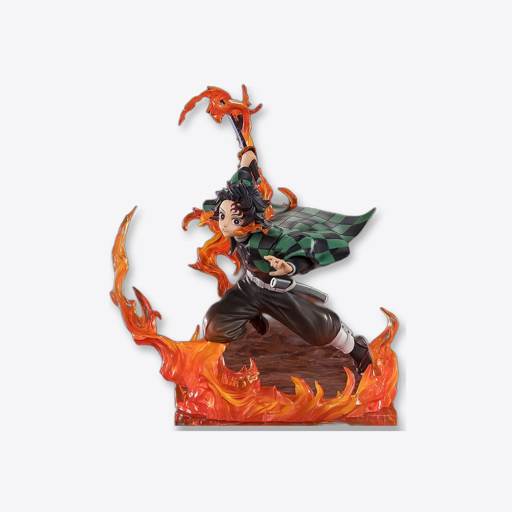 Tamashii Nations Figura Tanjiro Kamado Kyojuro Rengokus Sword Guard Demon Slayer Kimetsu no Yaiba 19,5cm (imagen 4 de 6)