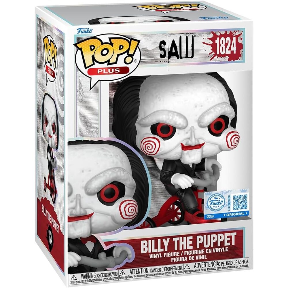 Funko Pop! Plus Saw Billy en Triciclo Exclusivo Terror