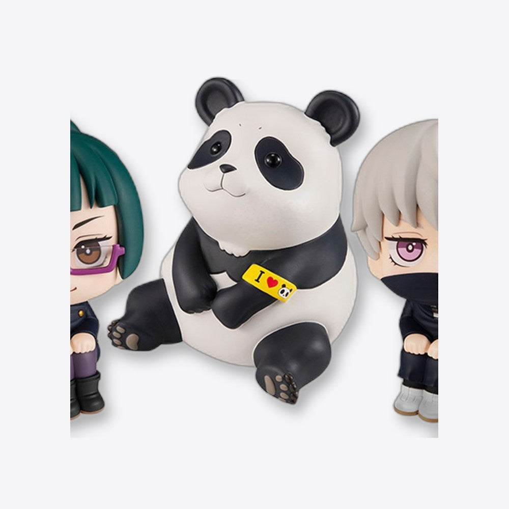 Pack 3 figuras megahouse look up jujutsu kaisen maki toge panda gift set (imagen 5 de 6)