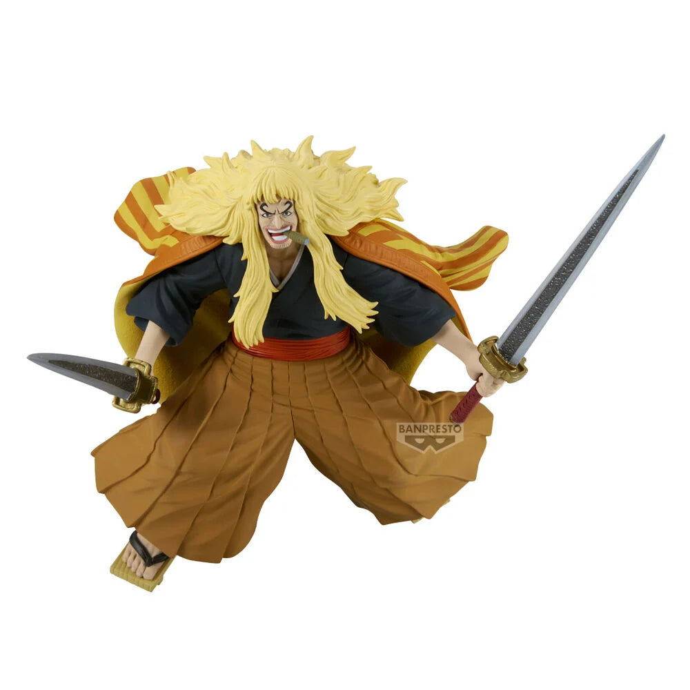 One Piece Figura Shiki El León Dorado Battle Record Banpresto