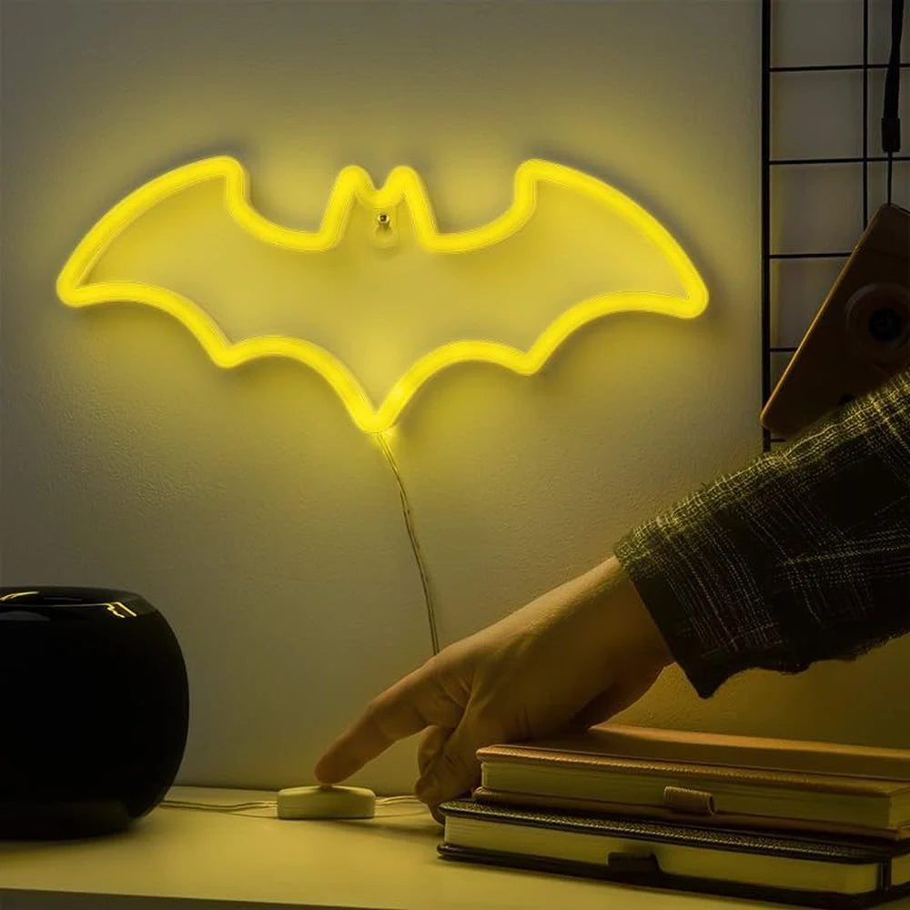 Luz LED neon pared Batman - Lámparas | DC Comics