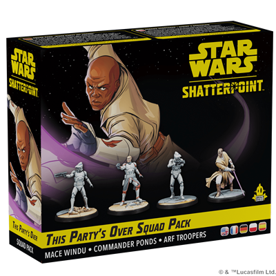 Asmodee Juego de mesa star wars shatter point his partys over squad pack