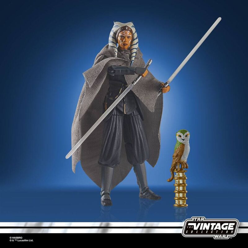 Hasbro Figura Ahsoka Tano and Grogu Vintage Collection Star Wars 10cm (imagen 5 de 6)
