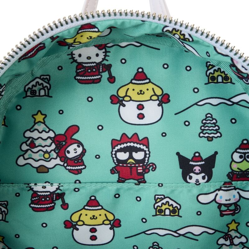 Mochila Christmas Hello Kitty Sanrio Loungefly 26cm (imagen 6 de 7)