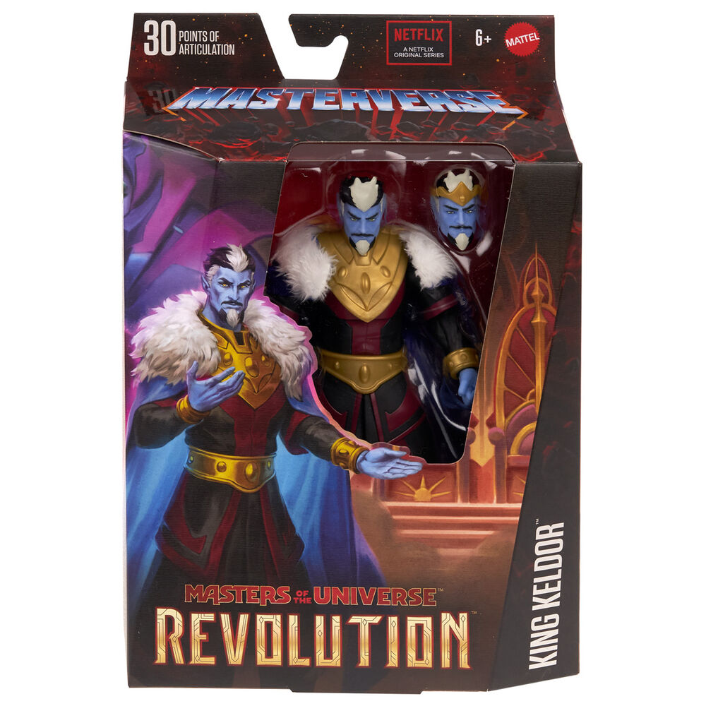 Mattel Figura King Keldor Revolution Masters of the Universe 17cm (imagen 2 de 6)