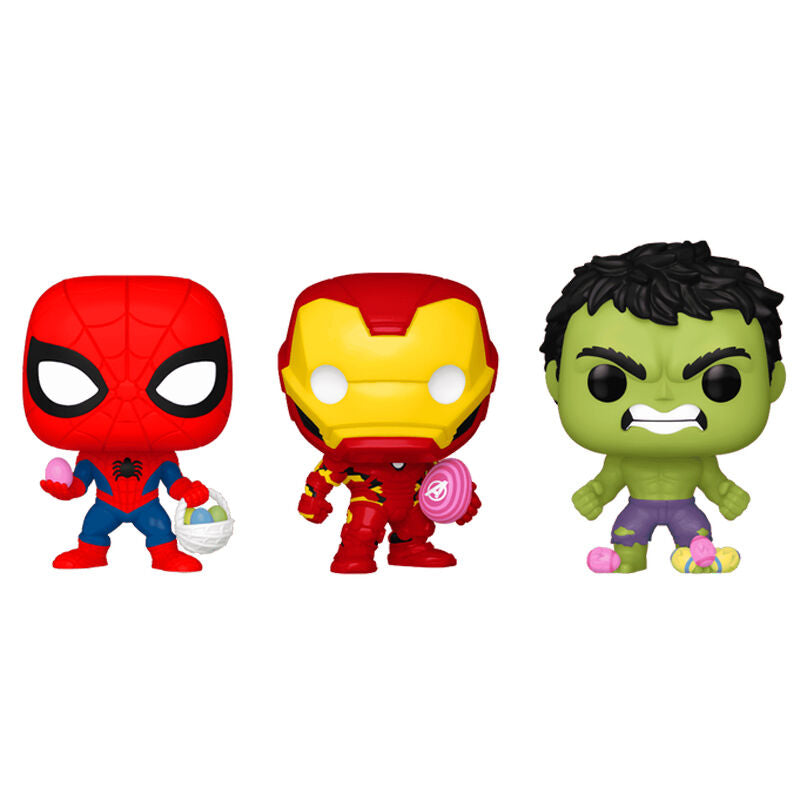 Marvel Blister 3 Figuras Pocket POP Pascua Funko