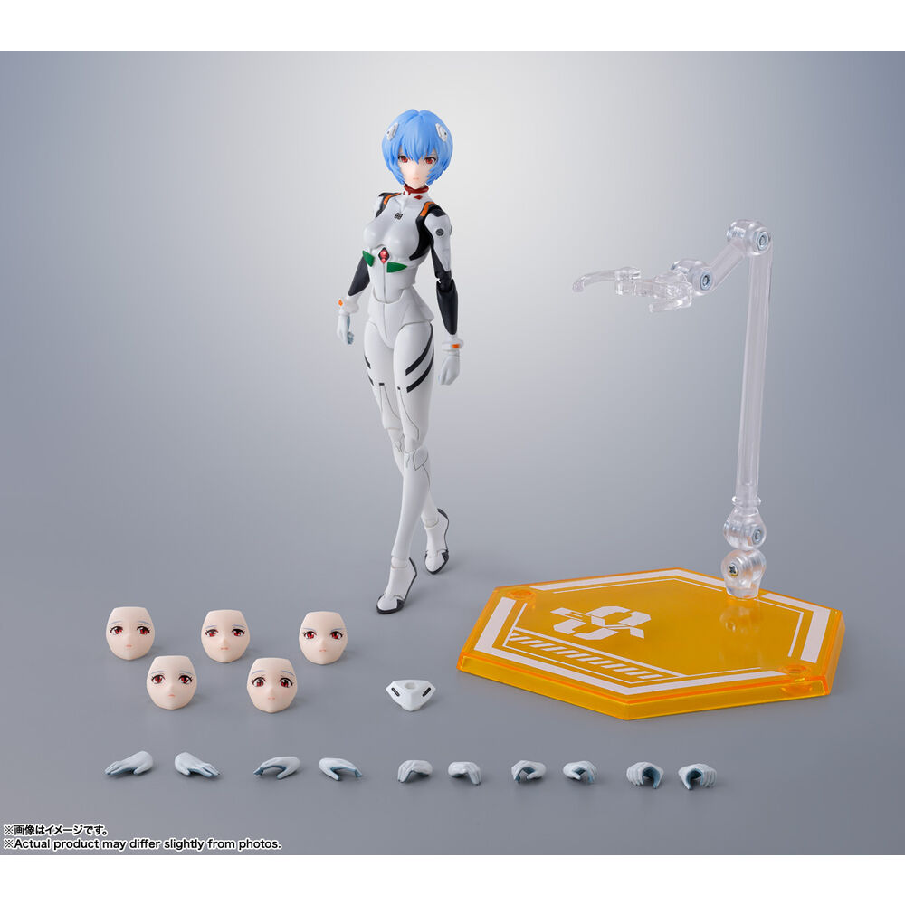 Tamashii Nations Figura S.H. Figuarts Rei Ayanami Evangelion 13,5cm (imagen 2 de 8)