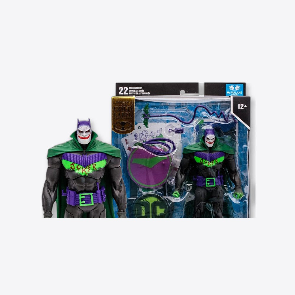 Figura mcfarlane toys dc multiverse 7in -  batman (batman: white knight)(jokerized)(gold label) (imagen 3 de 6)