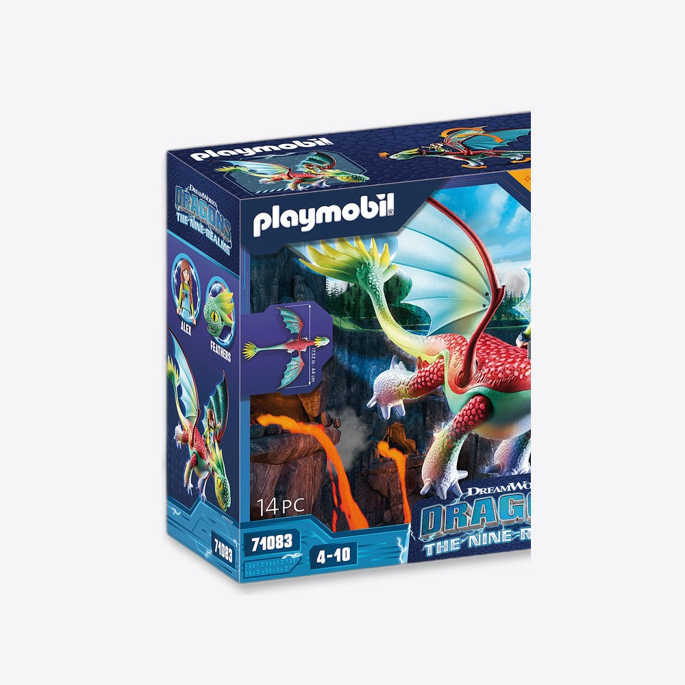 Playmobil dragones: nine realms: feathers & alex (imagen 3 de 6)
