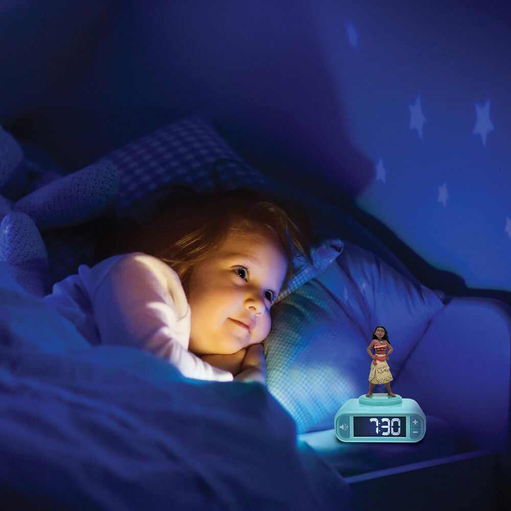 Lexibook Reloj Despertador Luz Nocturna 3D Vaiana Moana Disney (imagen 6 de 7)