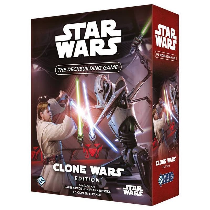 Asmodee Juego de mesa star wars: the deckbuilding game clone wars