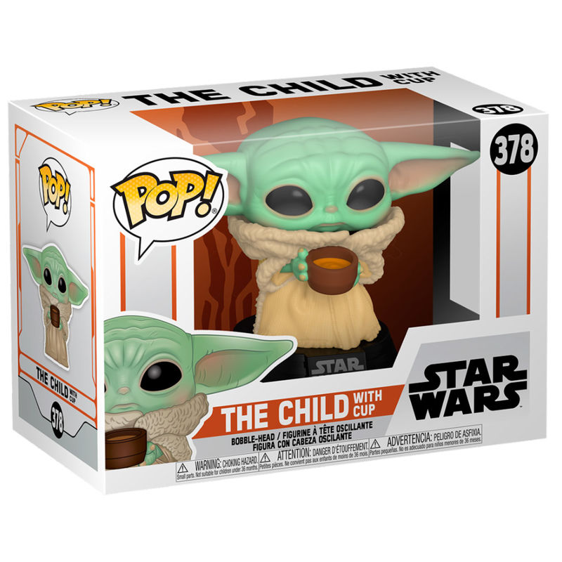 Mandalorian The Child with Cup - Pop Vinyls | Star Wars