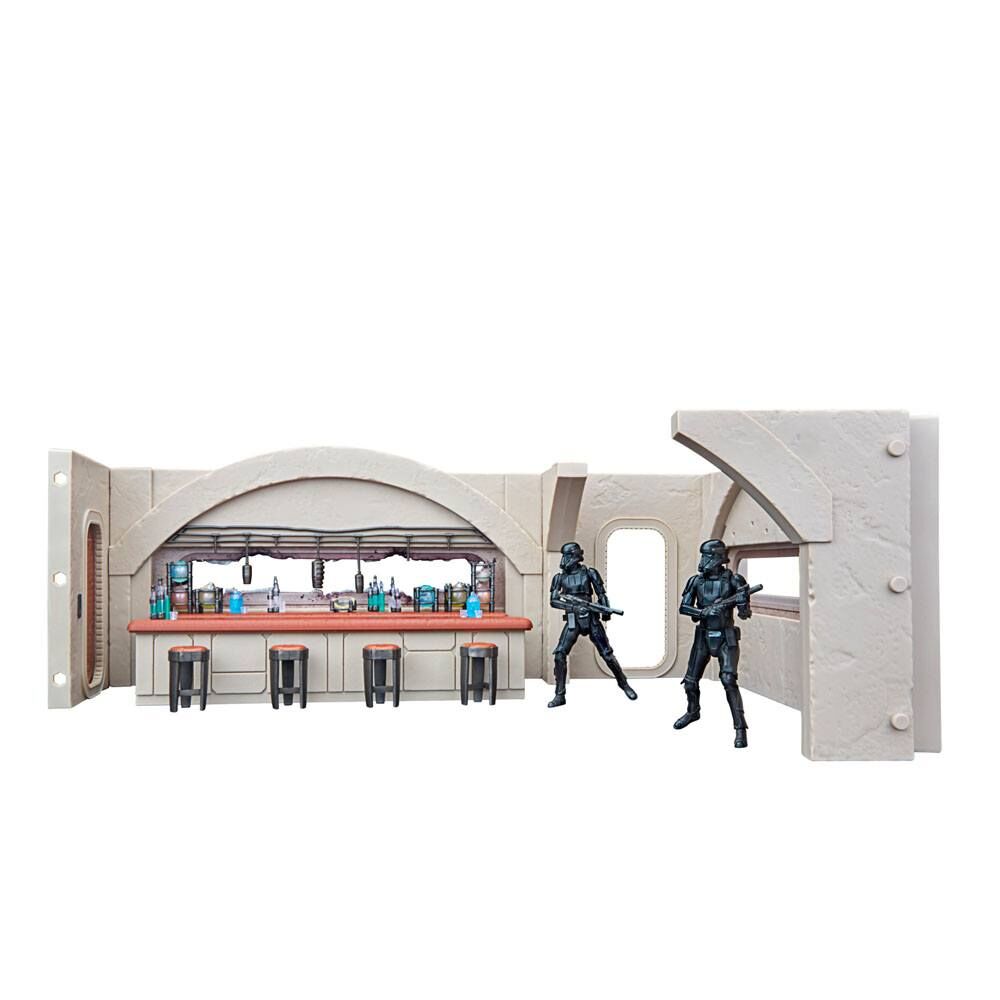 Hasbro Escenario Nevarro Cantina + figura Imperial Death Trooper Mandalorian Star Wars (imagen 5 de 7)