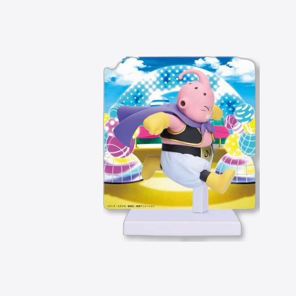 Figura banpresto dragon ball daima majin buu con panel 8cm (imagen 4 de 6)