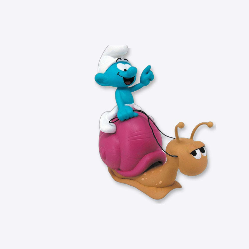 Plastoy Figura hucha Pitufo Caracol Los Pitufos 19cm (imagen 4 de 6)