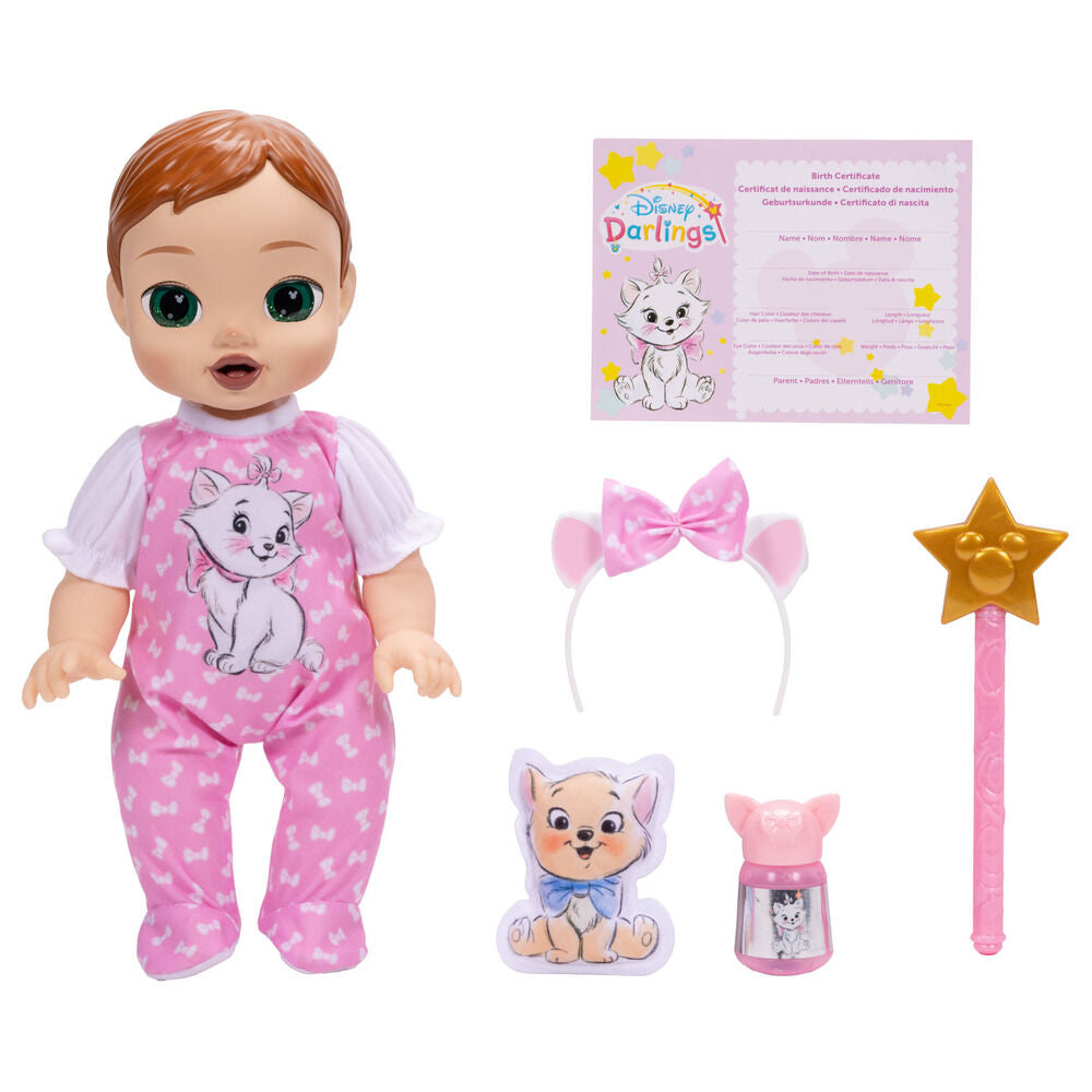 Jakks Pacific Muñeca interactiva Marie Los Aristogatos Disney Darlings 30cm (imagen 6 de 7)
