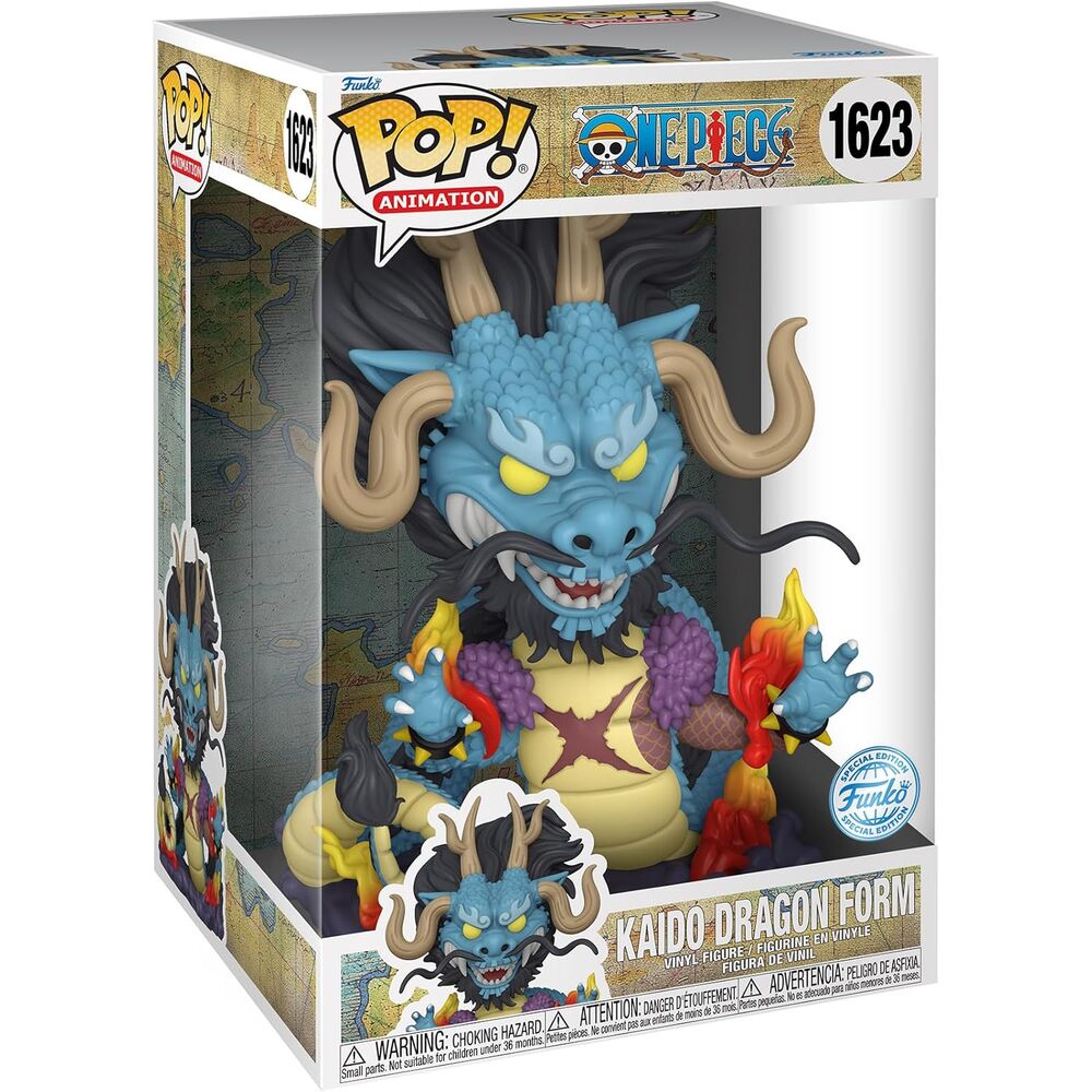 Funko Figura POP Jumbo One Piece Kaido Dragon Form Exclusive 25cm (imagen 2 de 3)