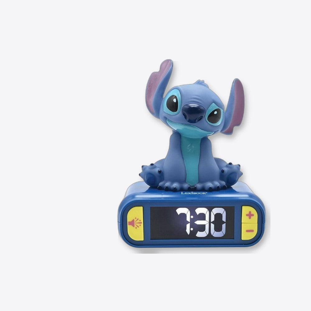 Lexibook Despertador 3D digital Stitch Disney luz y sonido (imagen 5 de 6)