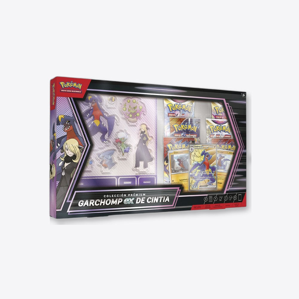Pokemon Juego De Cartas Latino Blister cartas Garchomp ex Cynthia Pokemon (imagen 5 de 6)