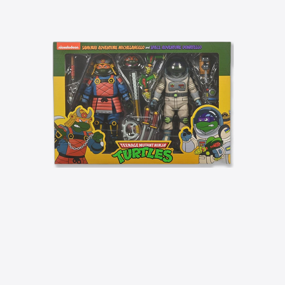 Figura neca teenage mutant ninja turtles space adventure donatello & samurai adventure michelangelo pack 2 (imagen 6 de 6)