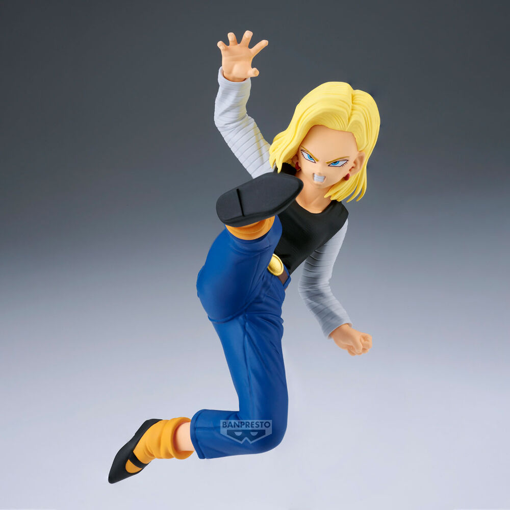 Banpresto Set 2 figures Android 18 & Mr. Satan Match Makers Dragon Ball Z 11-8cm (imagen 2 de 8)
