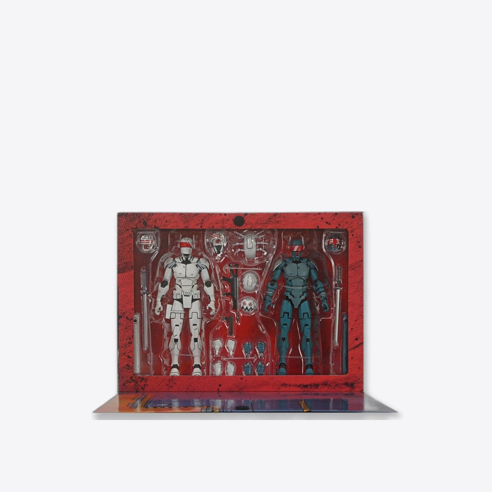Figura neca teenage mutant ninja turtles synja patrol troop reinforcements pack 2 scale action 18cm (imagen 4 de 6)