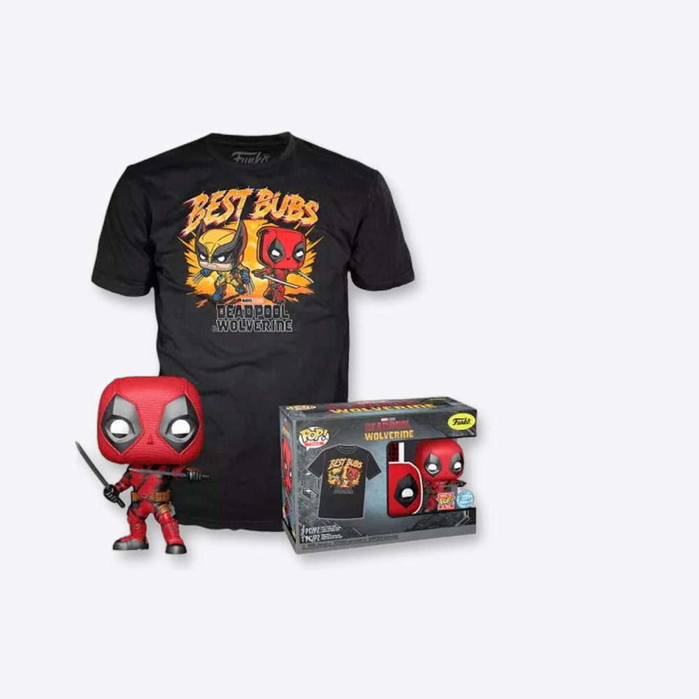 Funko Set figura POP & Tee Marvel Deadpool & Wolverine (imagen 6 de 6)