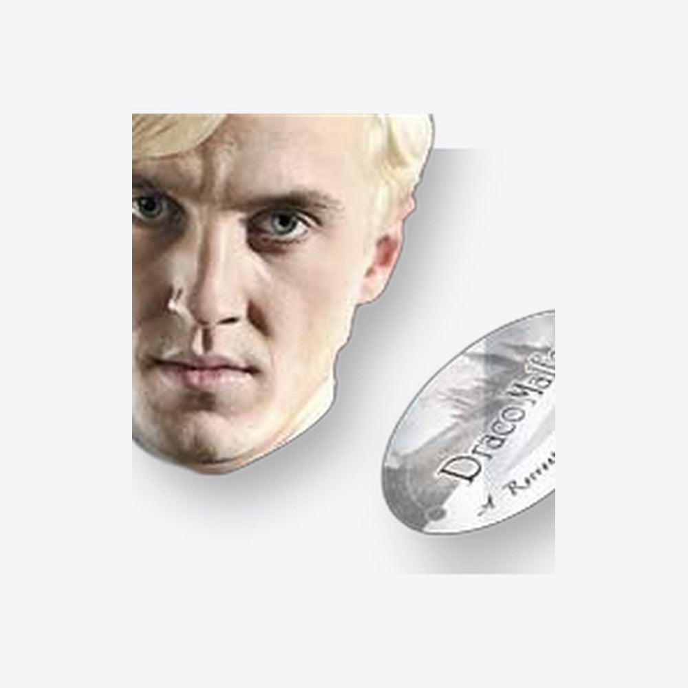Replica the noble collection harry potter draco malfoy varita con caja y placa de identificacion (imagen 5 de 6)