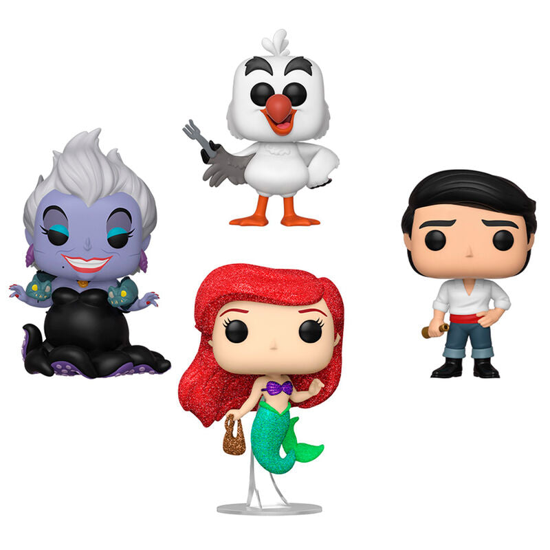 Funko Blister 4 figuras POP Disney La Sirenita Exclusive (imagen 2 de 3)