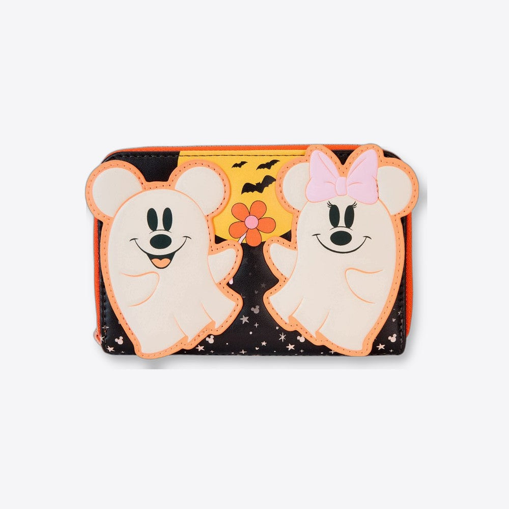 Cartera Floral Ghost Mickey & Minnie Disney Loungefly (imagen 5 de 6)