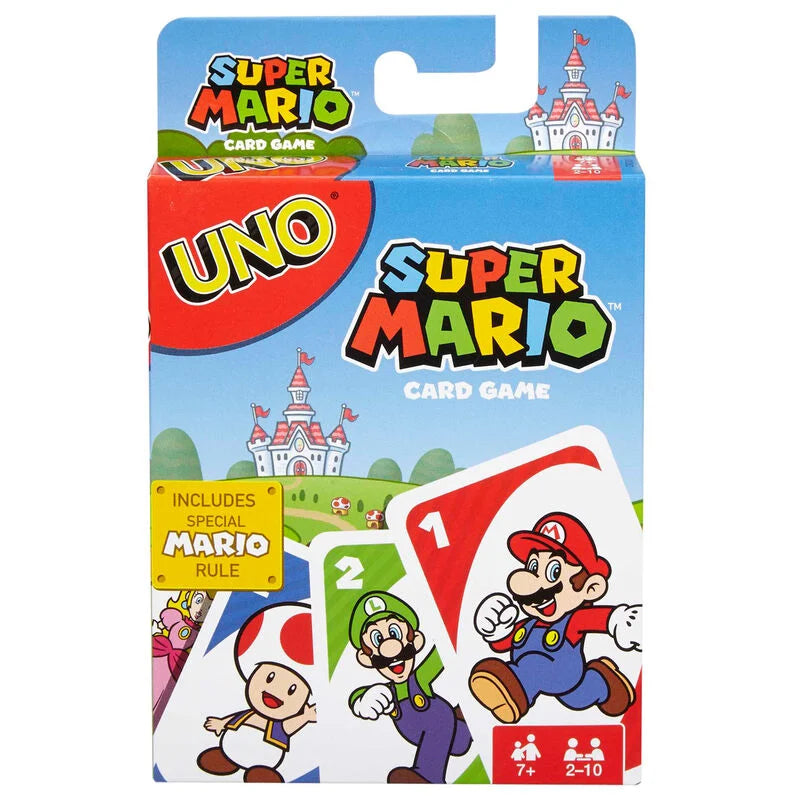 Super Mario Bros UNO Juego de Cartas Nintendo Mattel