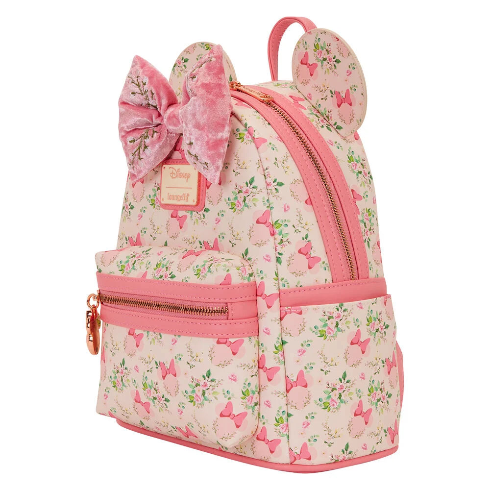 Mochila Floral Minnie Disney Loungefly (imagen 3 de 5)