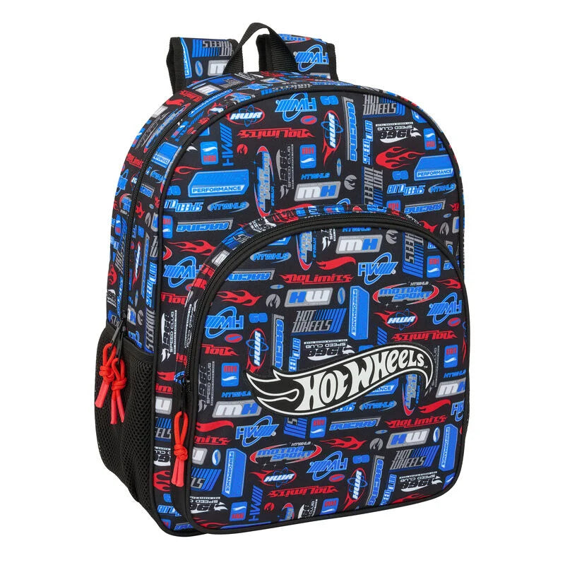 Safta Mochila Hot Wheels 42cm adaptable