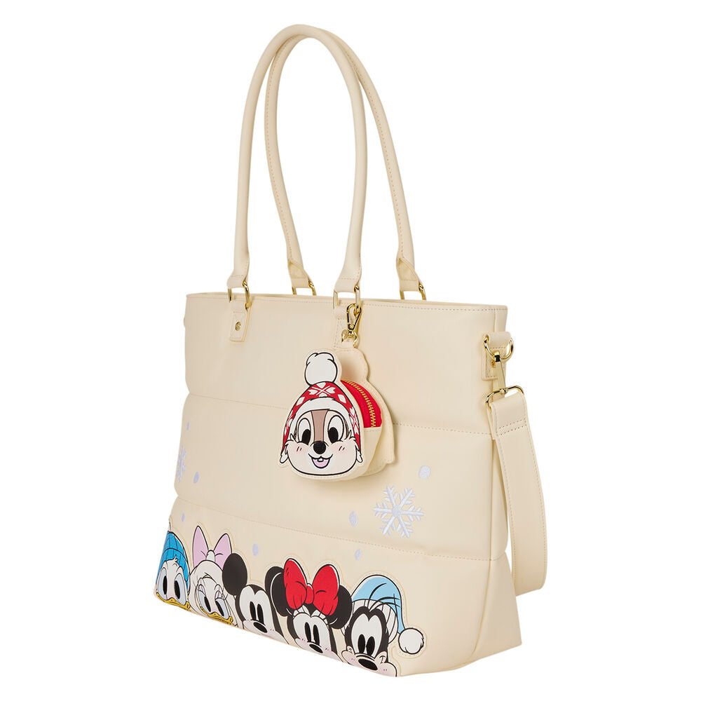 Bolso + monedero Puff Quilt Mickey & Friends Disney Loungefly (imagen 3 de 7)