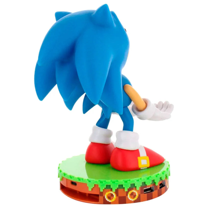 Exquisite Gaming Cable Guy Deluxe soporte sujecion figura Sonic the Hedgehog 20cm (imagen 3 de 4)