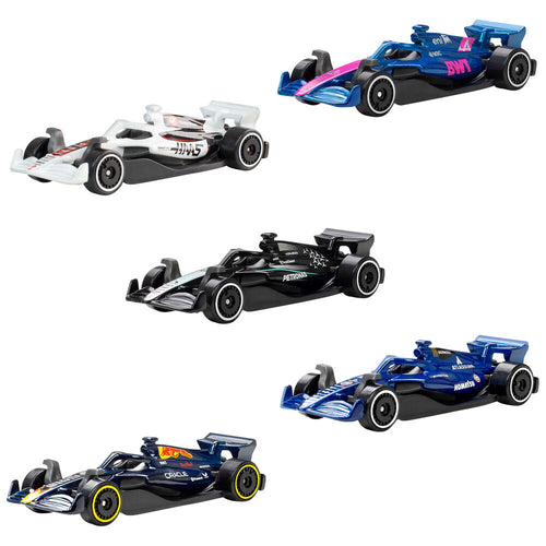 5 Coches F1 Hot Wheels - Blister | Mattel | Fórmula 1
