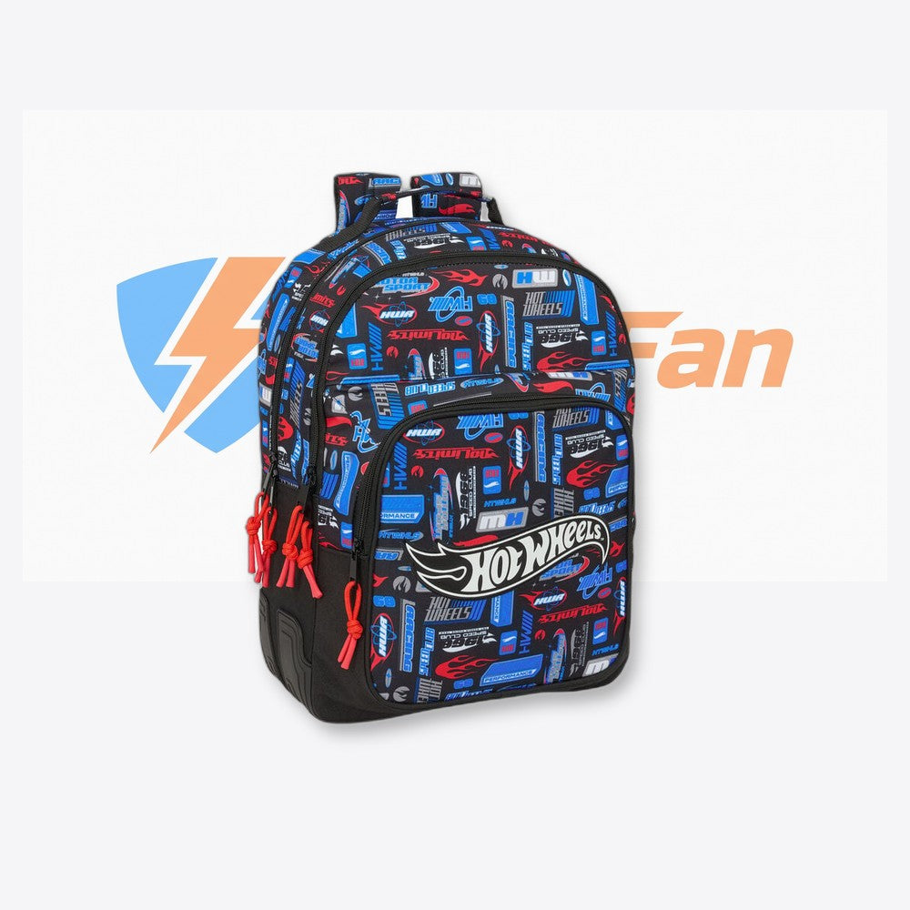 Safta Mochila Hot Wheels 42cm adaptable (imagen 4 de 6)