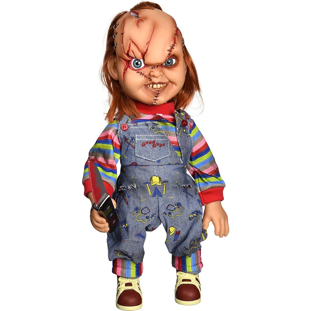 Mezco Toyz Figura Chucky El Muñeco Diabolico parlante 38cm
