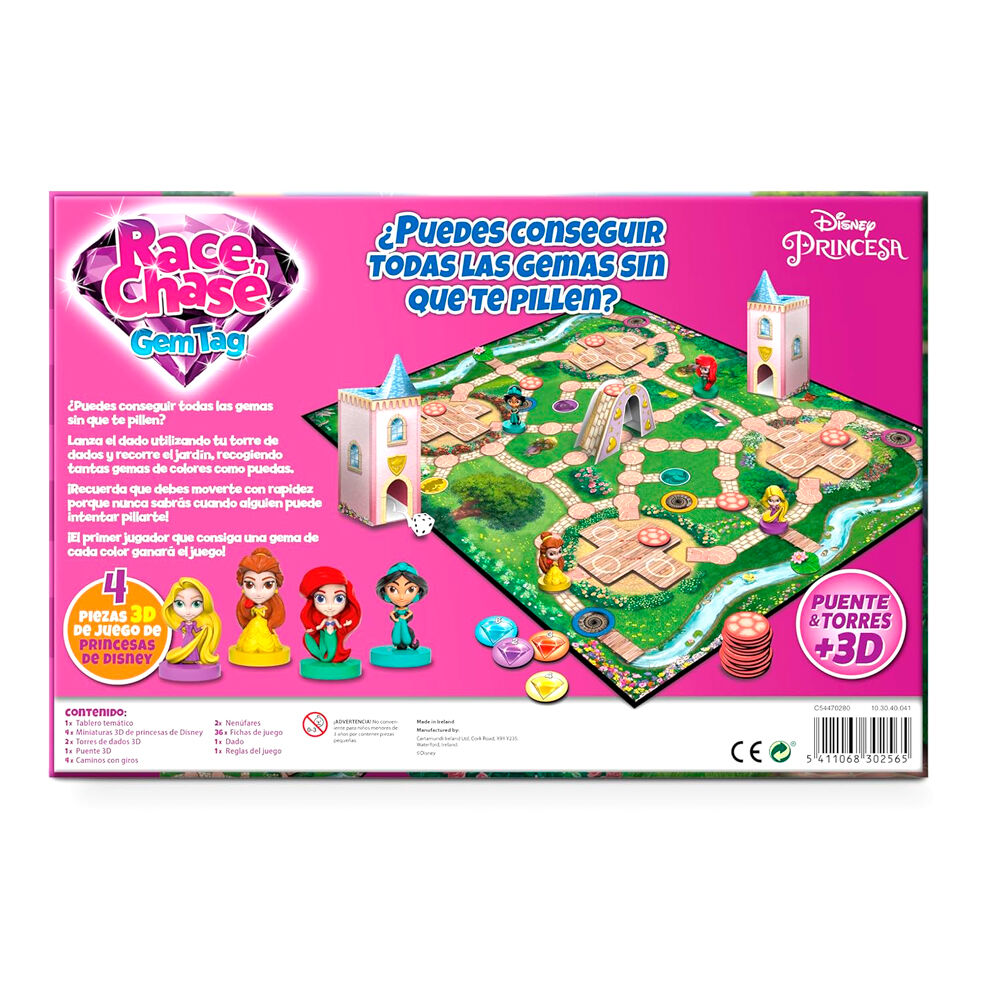 Fournier Juego mesa Race Chase Princesas Disney español (imagen 4 de 6)