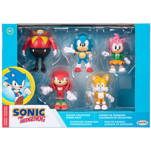 Jakks Pacific Blister 5 figuras Sonic The Hedgehog  6cm