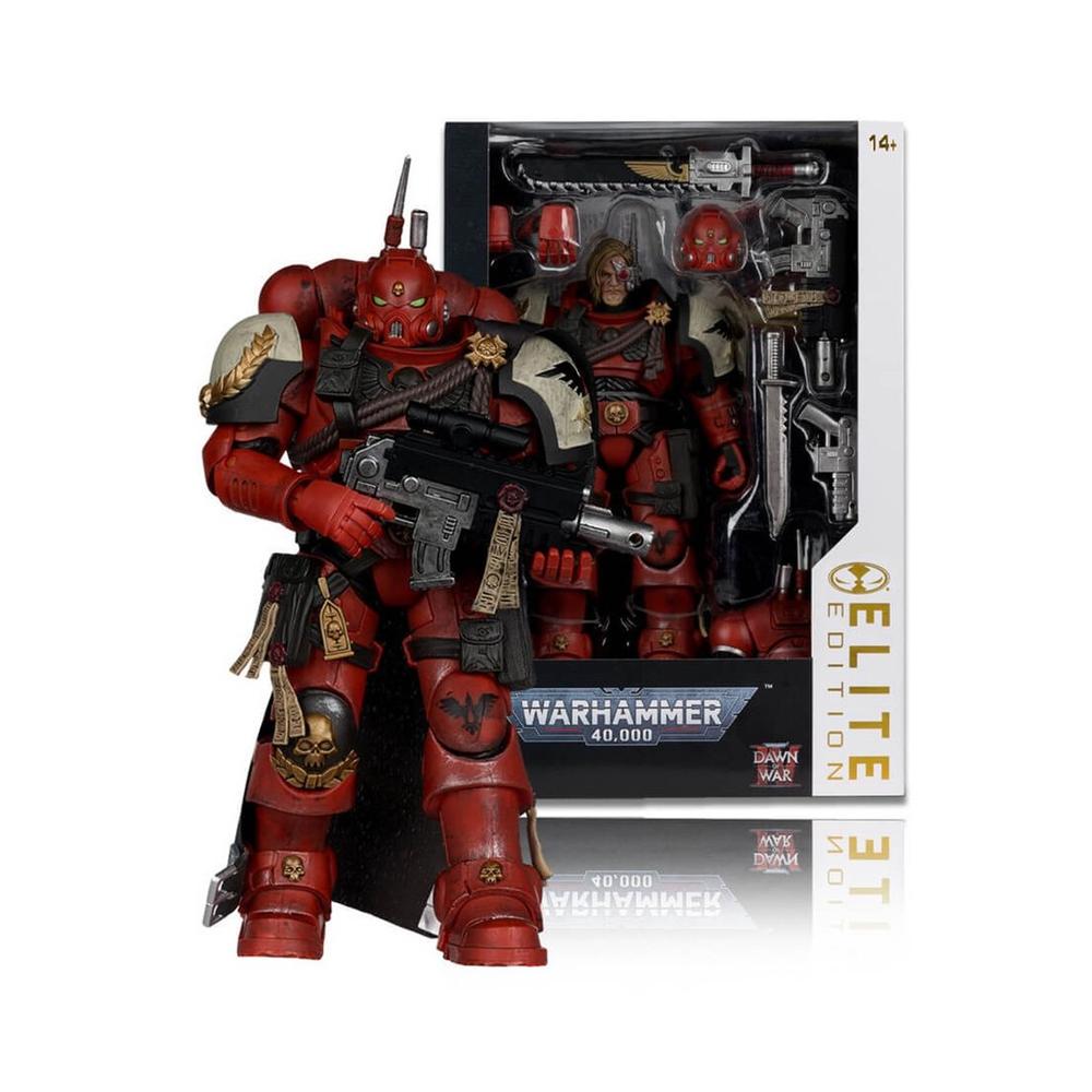 Figura mcfarlane toys warhammer 40k dawn of war 4 captain cyrus elite edition 18cm