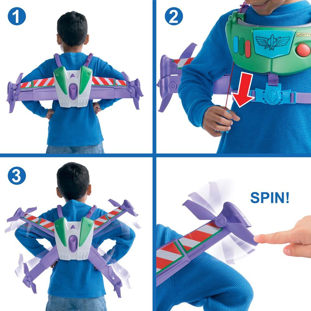 Mattel Accesorio disfraz Buzz Lightyear Toy Story 5 Disney Pixar (imagen 3 de 5)