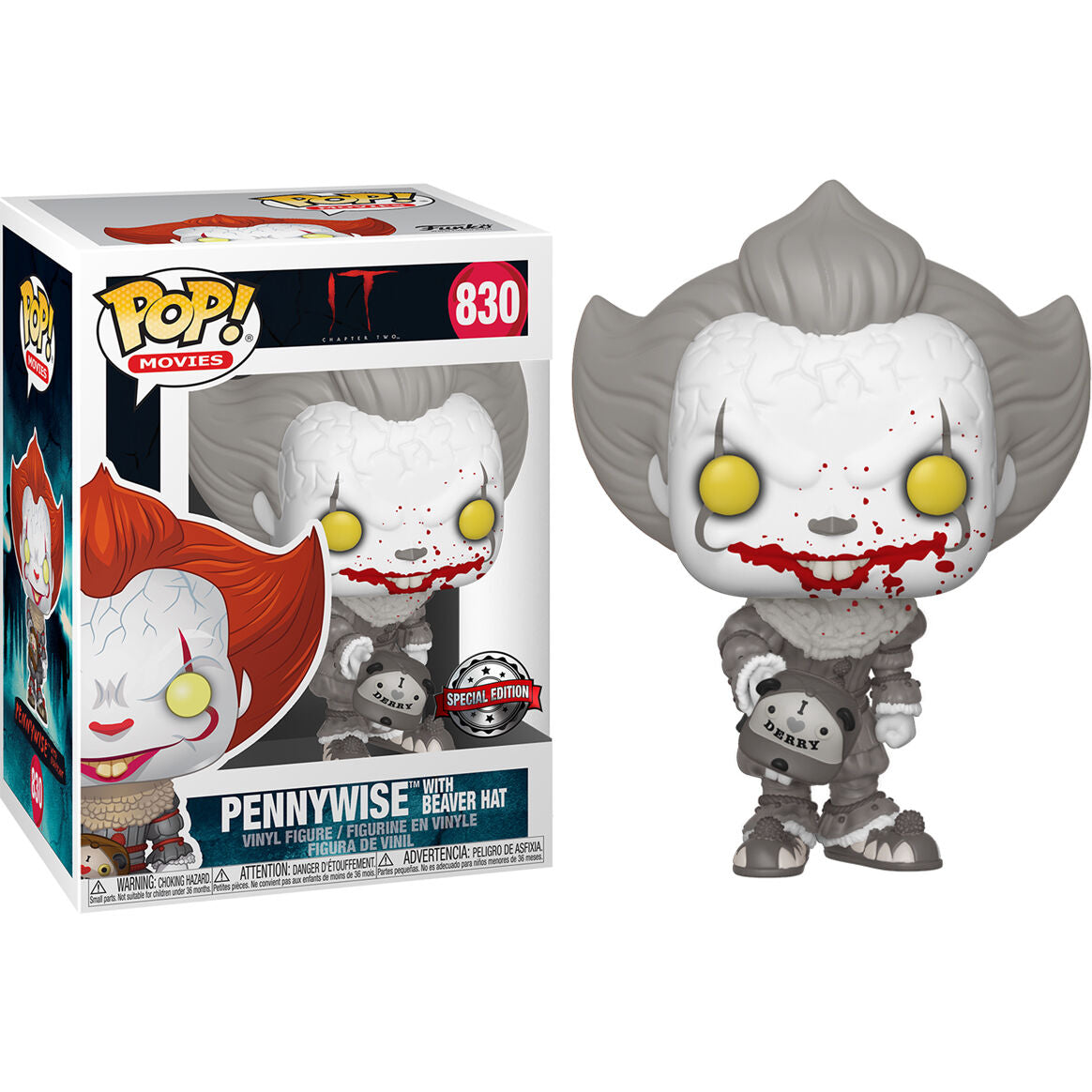 Funko Set figura POP & Tee IT 2 Pennywise Exclusive M (imagen 2 de 4)