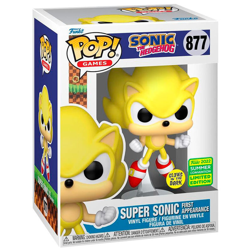 Funko Figura POP Sonic The Hedgehog Super Sonic Exclusive