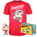 Funko Set figura POP & Tee DC Comics Superman Exclusive Flocked